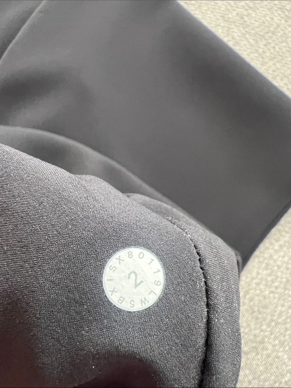lululemon athletica Black Straight-Leg Tie-Waist Pants